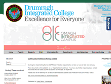 Tablet Screenshot of drumraghcollege.co.uk